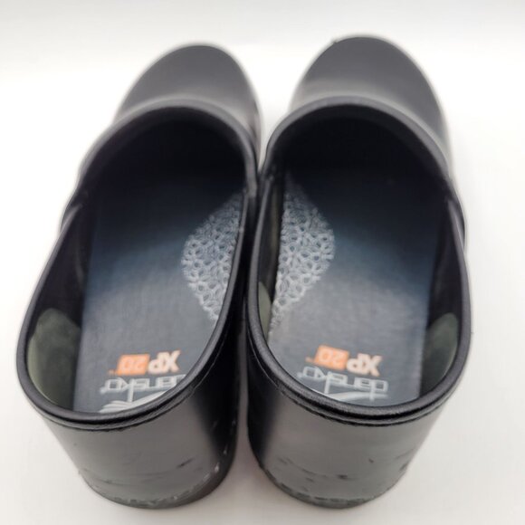 Dansko XP 2.0 Clogs Black Leather Comfort Shoes Arch Support Womens 41 (10.5-11) - Picture 14 of 15